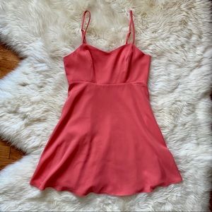 Lush Pink Babydoll Dress